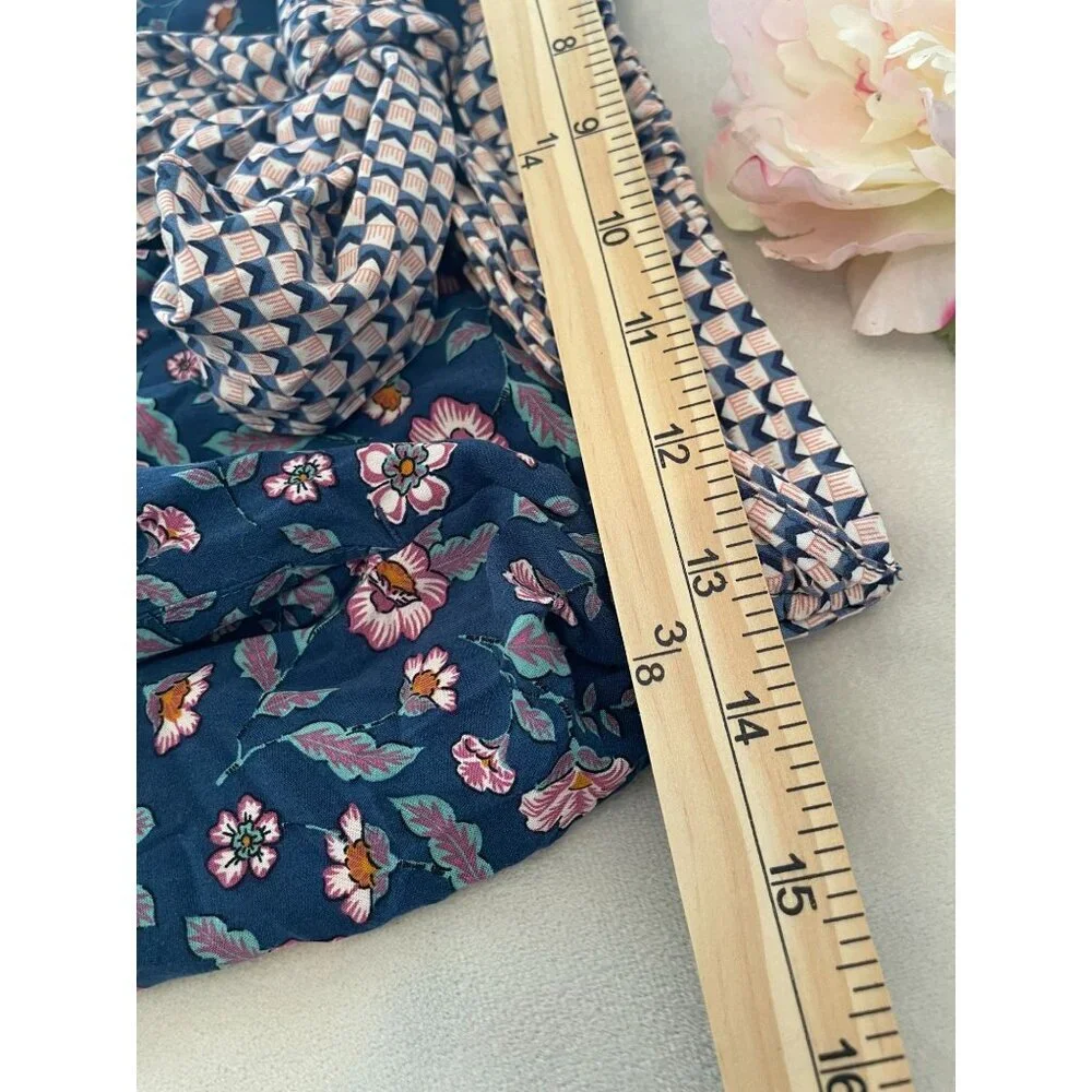 Matilda Jane Navy Floral A Day Off Pants Size S Cottagecore Tweecore Prettycore